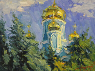 Золото на голубом