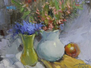 Розовый и голубой