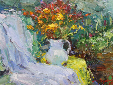 Натюрморт с белым кувшином