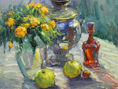 Зелёные яблоки