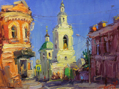 Этюд с колокольней №2