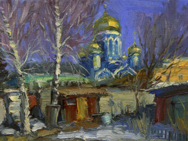 Дворик весной